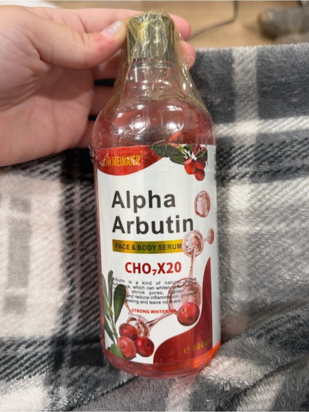 Alpha Arbutin Face & Body Serum - Red Cherry